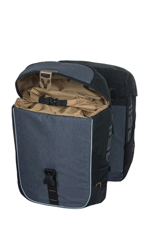 Basil Miles Double Bag 34L - Black Slate