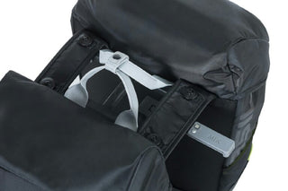 Basil Miles Double Bag Mik 34L - Black Lime