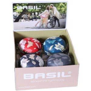 Basil Mangnolia Big Bicycle Bell Display Box 80MM 4Pcs