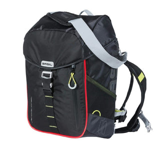 Basil Miles Daypack W/Led 17L - Black/Line