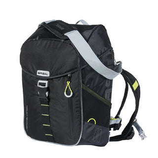 Basil Miles Daypack W/Led 17L - Black/Line