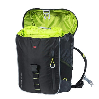 Basil Miles Daypack W/Led 17L - Black/Line