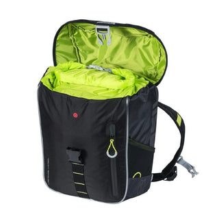 Basil Miles Daypack W/Led 17L - Black/Line