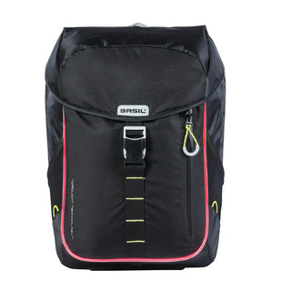 Basil Miles Daypack W/Led 17L - Black/Line