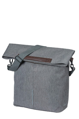 Basil City Shopper Pannier Bag 14-16L - Grey