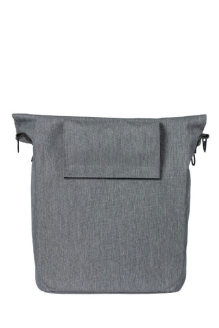 Basil City Shopper Pannier Bag 14-16L - Grey