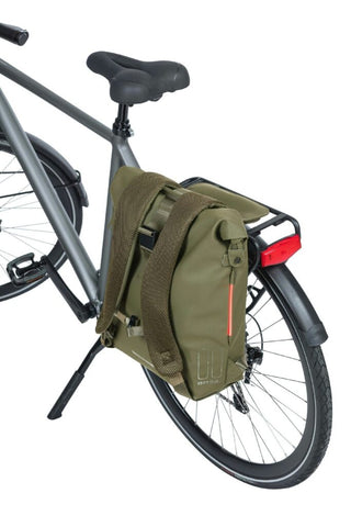 Basil Soho Backpack Nordlicht 17L - Moss Green