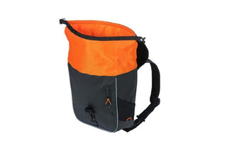 Basil Miles Tarpaulin Backpack 17L - Black/Orange