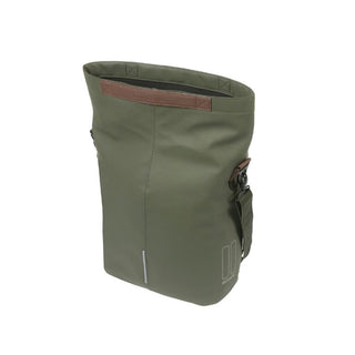 Basil City Bicycle Shopper Bag 14-16L - Moss Green