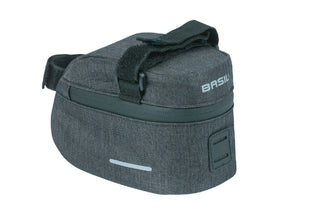 Basil Discovery 365D Saddle Bag Medium 1L - Black Melee
