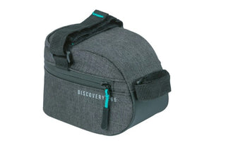 Basil Discovery 365D Saddle Bag Medium 1L - Black Melee