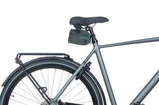 Basil Discovery 365D Saddle Bag Medium 1L - Black Melee