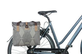 Basil Elegance Bicycle Shopper Bag 20-26L - Chateau Taupe