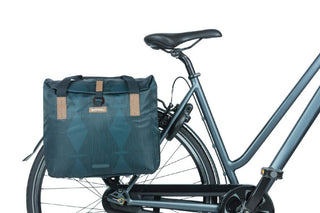Basil Elegance Bicycle Shopper Bag 20-26L - Estate Blue
