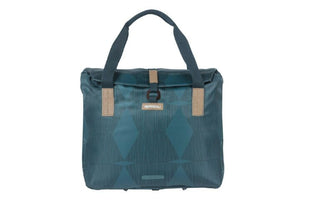 Basil Elegance Bicycle Shopper Bag 20-26L - Estate Blue