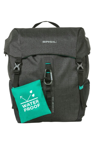 Basil Discovery Single Pannier Bag - Black