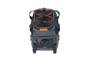 Basil Miles Trunkbag Tarpaulin 7L - Black/Orange