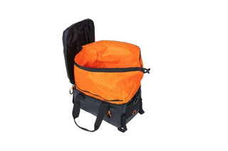 Basil Miles Trunkbag Tarpaulin 7L - Black/Orange