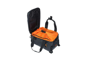 Basil Miles Trunkbag Tarpaulin 7L - Black/Orange