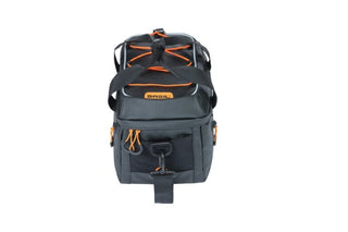 Basil Miles Trunkbag Mik Tarpaulin 7L - Black/Orange