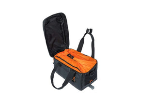 Basil Miles Trunkbag Mik Tarpaulin 7L - Black/Orange