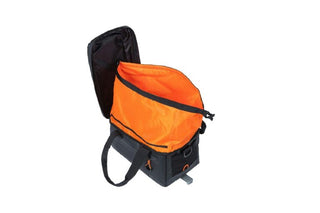 Basil Miles Trunkbag Mik Tarpaulin 7L - Black/Orange
