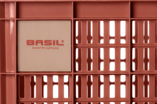Basil Bicycle Crate Small 17.5L - Terra Red