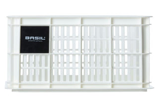 Basil Bicycle Crate Small 17.5L - Bright White