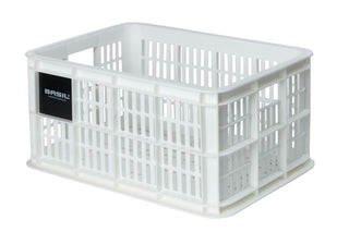 Basil Bicycle Crate Small 17.5L - Bright White