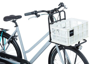 Basil Bicycle Crate Small 17.5L - Bright White