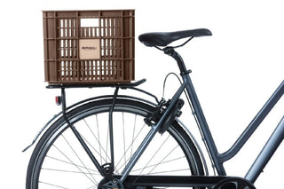 Basil Bicycle Crate Large 40L - Chocolate Brown