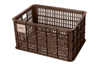 Basil Bicycle Crate Large 40L - Chocolate Brown