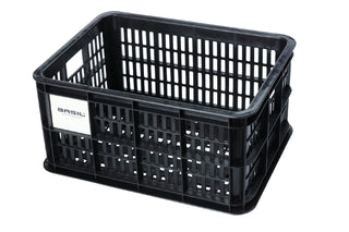 Basil Bicycle Crate Small Recycled 17.5L - Black