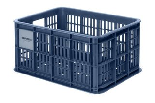 Basil Bicycle Crate Small Recycled 17.5L - Bluestone