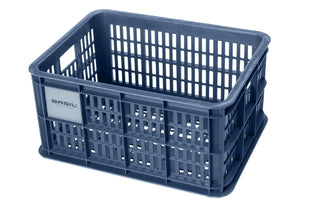 Basil Bicycle Crate Small Recycled 17.5L - Bluestone