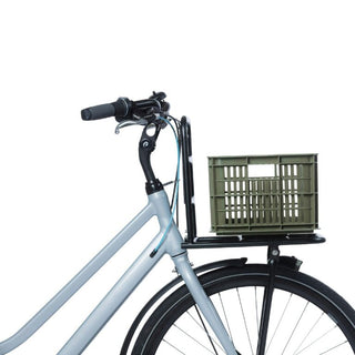Basil Bicycle Crate Small 17.5L - Moss Green