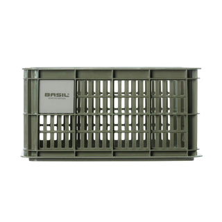 Basil Bicycle Crate Small 17.5L - Moss Green