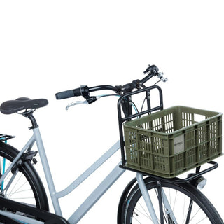 Basil Bicycle Crate Small 17.5L - Moss Green