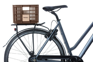 Basil Bicycle Crate Small Recycled 17.5L - Brown