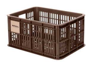 Basil Bicycle Crate Small Recycled 17.5L - Brown