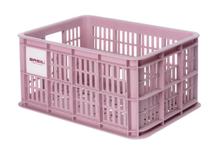 Basil Bicycle Crate Small 17.5L Blossum Synt Recycled - Pink