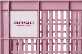 Basil Bicycle Crate Small 17.5L Blossum Synt Recycled - Pink