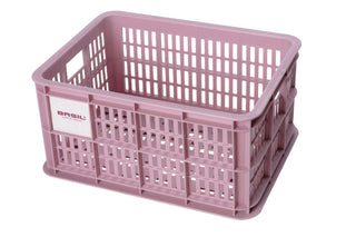 Basil Bicycle Crate Small 17.5L Blossum Synt Recycled - Pink