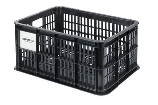 Basil Bicycle Crate Mik Small Recsynt 17.5L - Black
