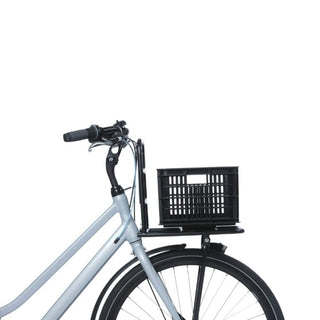Basil Bicycle Crate Mik 2.0 Small Recycled Lockable 17.5L - Black