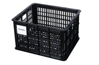 Basil Bicycle Crate Medium Recycled 29.5L - Black