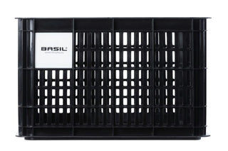 Basil Bicycle Crate Medium Recycled 29.5L - Black