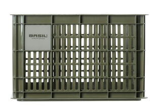Basil Bicycle Crate Medium Recycled 29.5L - Moss Green