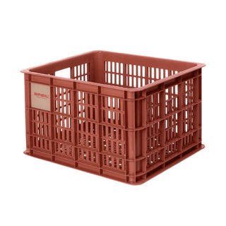 Basil Bicycle Crate Medium Recycled 29.5L - Red