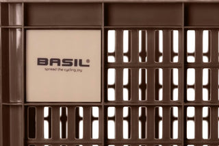 Basil Bicycle Crate Small Recycled 17.5L - Brown